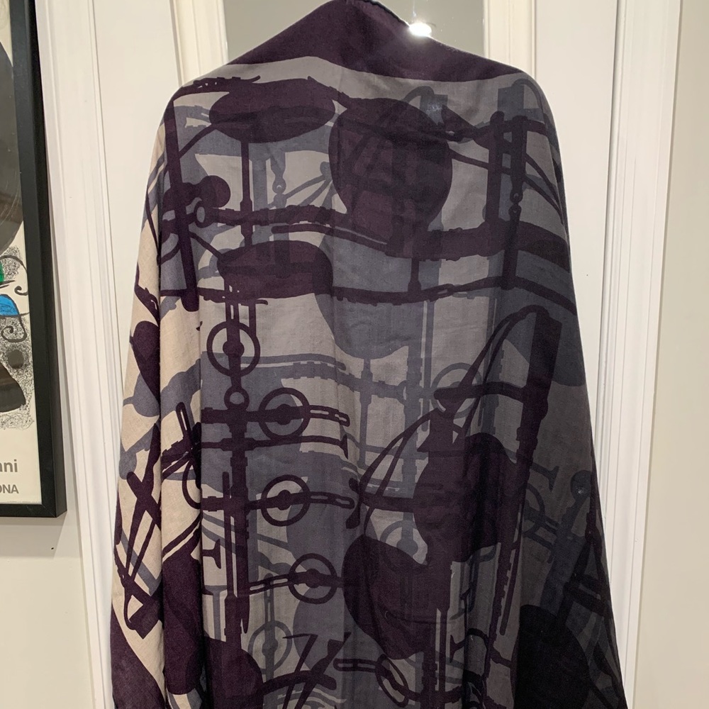 Hermès Silk Cashmere Scarf\wrap\shawl